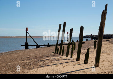 Bawdsey Quay nel Suffolk, Inghilterra Foto Stock