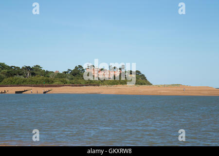 Bawdsey Quay nel Suffolk, Inghilterra Foto Stock