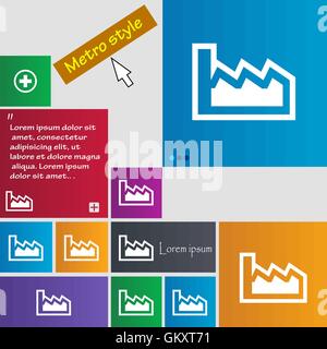 Icona grafico segno. pulsanti. Interfaccia moderna sito web pulsanti con i tasti cursore puntatore. Vettore Illustrazione Vettoriale