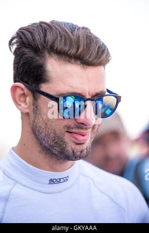 Donington Park, Regno Unito. 24 Agosto, 2016. Formula e Testing Day a Donnington Park Raceway 2016 Credit: David Holbrook/Alamy Live News Foto Stock