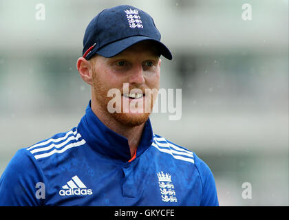 Ageas ciotola, Southampton, UK. 24 Ago, 2016. 1 Royal London un giorno International Cricket. Tra Inghilterra e Pakistan. Inghilterra del Ben credito Stokes: Azione Plus sport/Alamy Live News Foto Stock