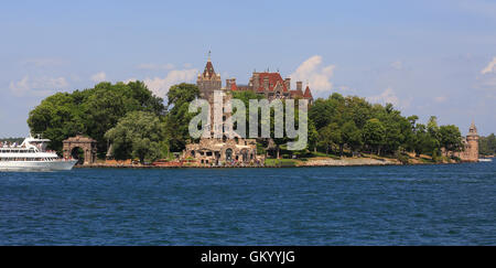 Boldt castello nel cuore Isola, mille isole Foto Stock