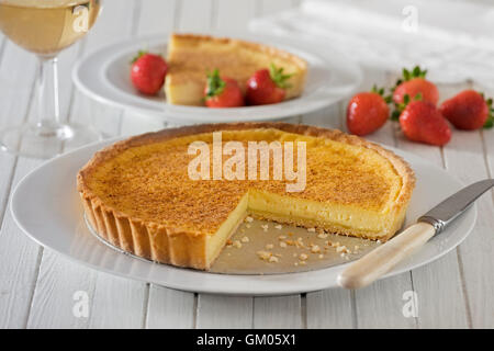 Budino crostata di stile Inglese UK Food Foto Stock