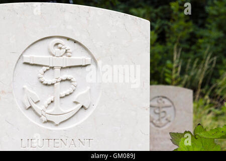 War Graves al Arnos Vale cimitero in Bristol Foto Stock