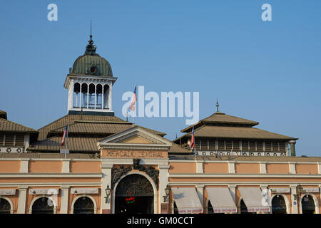 Il Mercado Central di Santiago Foto Stock