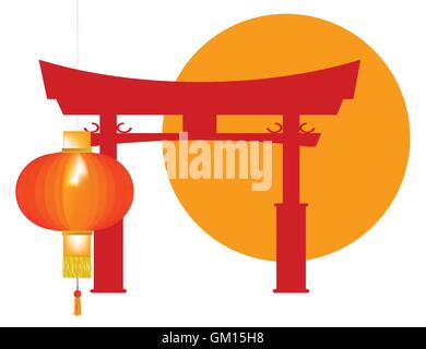 Tori cancello icona Illustrazione Vettoriale