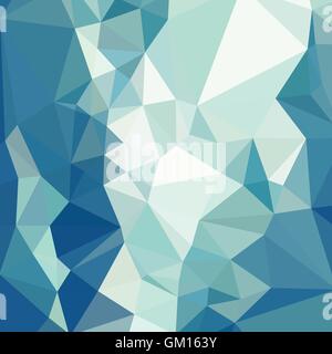 Verde Turchese Abstract basso sullo sfondo di un poligono Illustrazione Vettoriale
