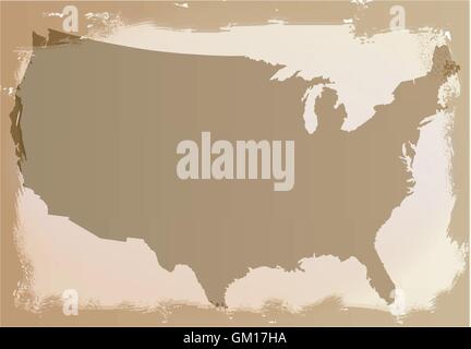 Stati Uniti d'America lo sfondo Illustrazione Vettoriale