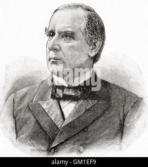 William McKinley, 1843 - 1901. Venticinquesimo Presidente degli Stati Uniti d'America. Foto Stock