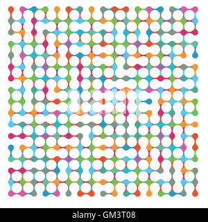 Sfondo astratto con punti Illustrazione Vettoriale