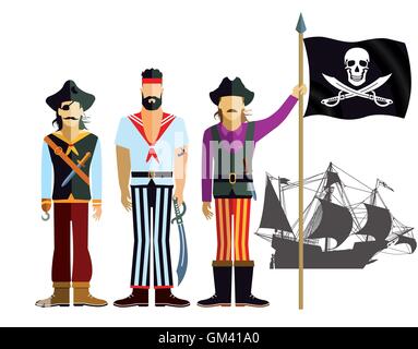 Buccaneer Illustrazione Vettoriale