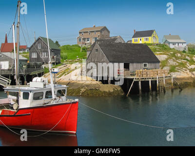 Peggy's Cove in Nova Scotia Foto Stock