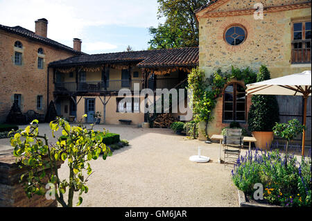 La Ferme aux Grives, Les Près d'Eugénie, Eugénie-les bains, Francia Foto Stock