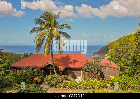 Plantation House Guadalupa West Indies Foto Stock