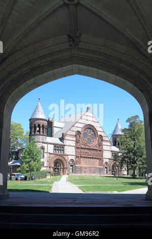 Vista di Alexander Hall dal Blair Hall atrium, Princeton University, Princeton, New Jersey, STATI UNITI D'AMERICA Foto Stock