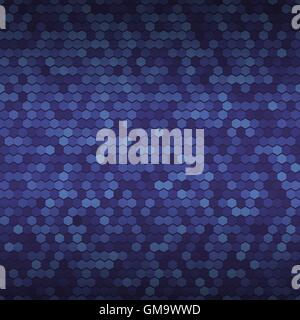 Abstract perfetta blu scuro modello geometrico Illustrazione Vettoriale