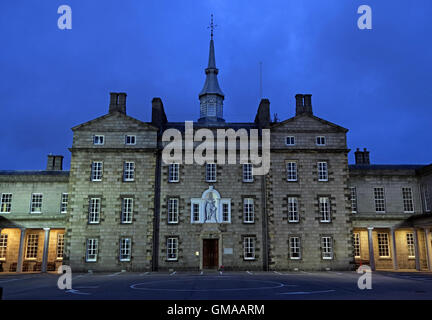 Robert Gordons College ( Auld Hoose ),crepuscolo in Aberdeen city centre,Scozia,UK Foto Stock