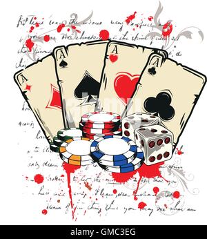 GIOCO CASINO Illustrazione Vettoriale