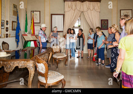 Il Municipio, il Municipio, l'ufficio del sindaco featured in Inspector Montalbano serie TV, Scicli, Sicilia, Italia Foto Stock