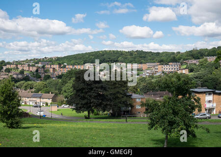 Alloggi sociali, Gleadless Valley, Sheffield Foto Stock