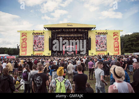 Leeds, Regno Unito. Il 26 agosto 2016. il palco principale al festival di Leeds, 2016 26/08/2016 Credit: Gary Mather/Alamy Live News Foto Stock