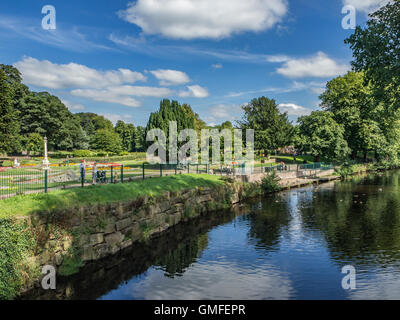 Congleton Park, Congleton, Cheshire, Inghilterra, Regno Unito Foto Stock