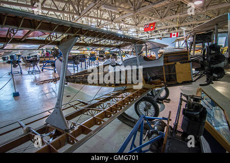 Alberta Aviation Museum di Edmonton, Alberta Foto Stock