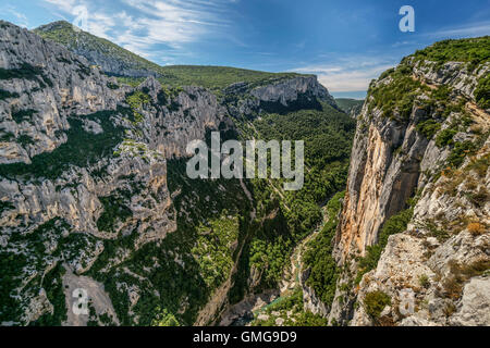 Gorges du Verdon, il Grand Canyon du Verdon, Francia Foto Stock