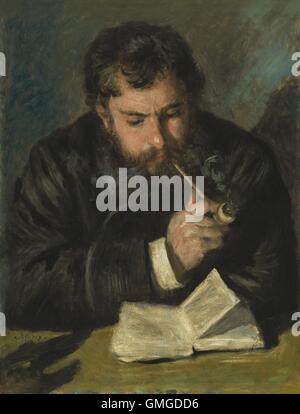 Claude Monet, da Auguste Renoir, 1872, impressionista francese pittura, olio su tela. Renoir e Monet incontrato quando erano studenti di Charles Gleyre's studio, nel 1860s (BSLOC 2016 5 133) Foto Stock