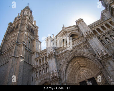 Puerta del Jordon, Cattedrale di Toledo, Spagna Foto Stock