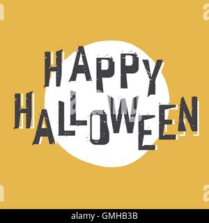 Happy Halloween saluto Illustrazione Vettoriale