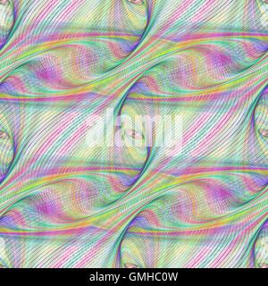 Variopinto infinito di Fractal sfondo pattern Illustrazione Vettoriale