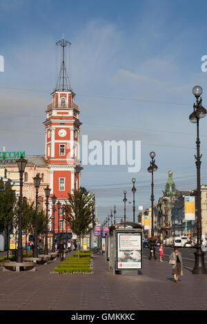 Saint Petersburg City Duma, Nevsky Prospekt, San Pietroburgo, Russia. Foto Stock