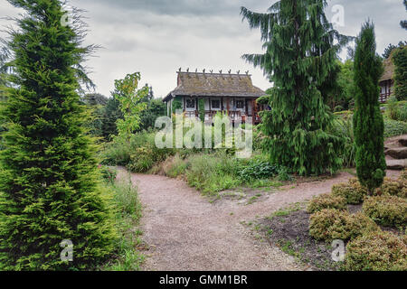 Parc Mondo Verde, immagine del giardino giapponese. Foto Stock