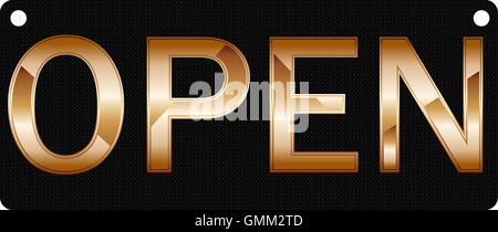 Piastra aperta. Illustrazione Vettoriale