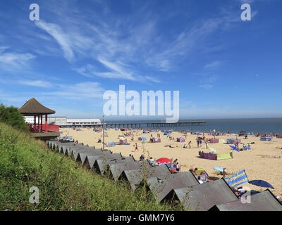 Spiaggia di Lowestoft Foto Stock