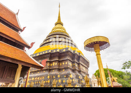 Wat Phra That Lampang Luang tempio in Lampang, Thailandia. Foto Stock