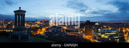 Panorama di Edimburgo Foto Stock