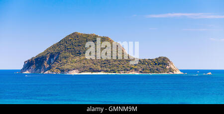 Marathonisi isolotto vicino isola greca di Zante nel Mar Ionio Foto Stock