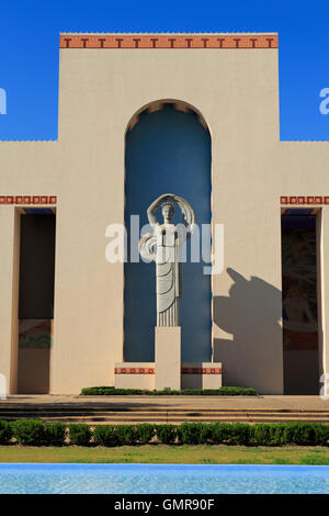 Hall di trasporto, Fair Park, Dallas, Texas, Stati Uniti d'America Foto Stock