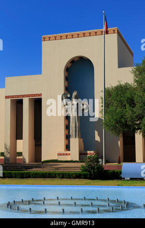 Hall di trasporto, Fair Park, Dallas, Texas, Stati Uniti d'America Foto Stock