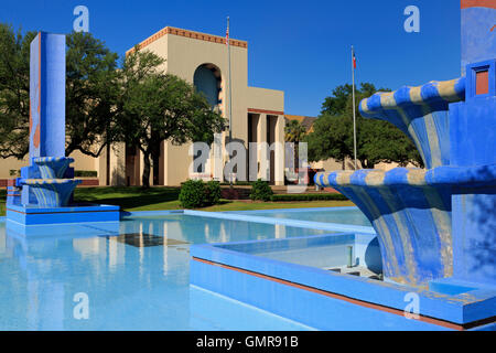 Hall di trasporto, Fair Park, Dallas, Texas, Stati Uniti d'America Foto Stock