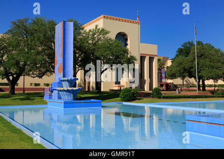 Hall di trasporto, Fair Park, Dallas, Texas, Stati Uniti d'America Foto Stock