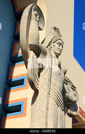 Hall di trasporto, Fair Park, Dallas, Texas, Stati Uniti d'America Foto Stock