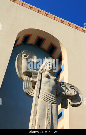 Hall di trasporto, Fair Park, Dallas, Texas, Stati Uniti d'America Foto Stock