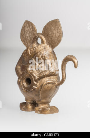 Oro Rat Fink Toy indietro a destra Foto Stock