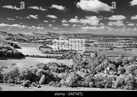 South Downs e il Weald Foto Stock