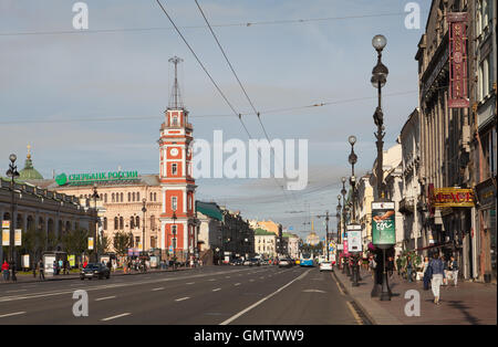 Saint Petersburg City Duma, Nevsky Prospekt, San Pietroburgo, Russia. Foto Stock