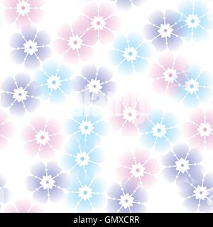 Seamless floral pattern pastello Illustrazione Vettoriale