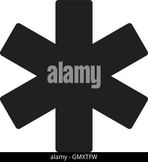 Segno di simbolo icona dell'ospedale Illustrazione Vettoriale